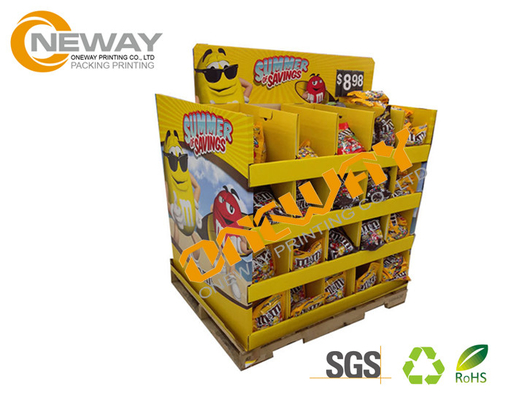 Shop Exbition Cardboard Display Stands / Folding Counter Top Displays