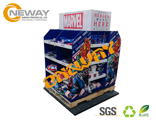 Shop Exbition Cardboard Display Stands / Folding Counter Top Displays