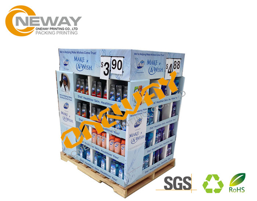 Shop Exbition Cardboard Display Stands / Folding Counter Top Displays