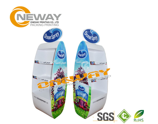 OEM Custom Corrugated Paper Cardboard Pop Up Display Stands Multilayer