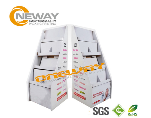 OEM Custom Corrugated Paper Cardboard Pop Up Display Stands Multilayer