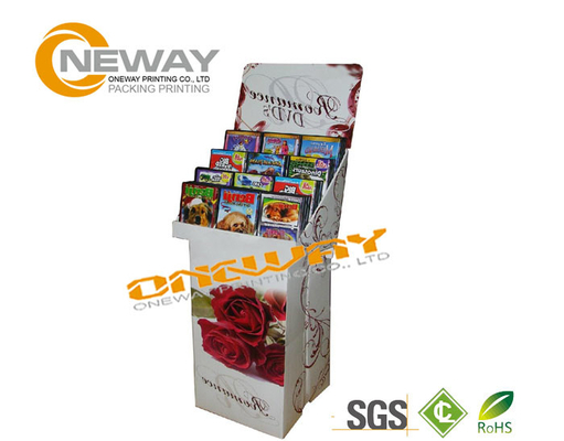 Snacks Child Food Corrugated Cardboard Display Stands Free Design
