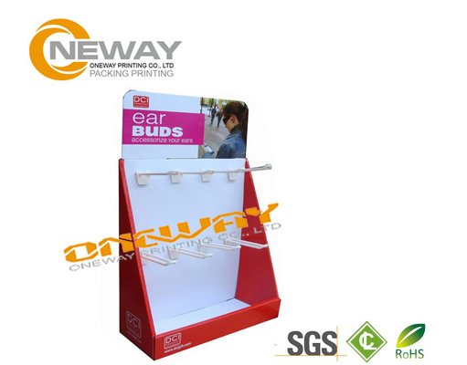 Retail Good Quality Paper Cardboard Display Stand with Art Paper