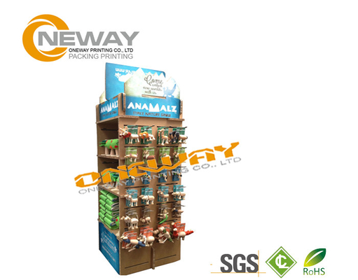 Retail Good Quality Paper Cardboard Display Stand with Art Paper