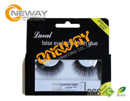 Eyelash Printing Paper Cosmetic Packaging Boxes velvet Material