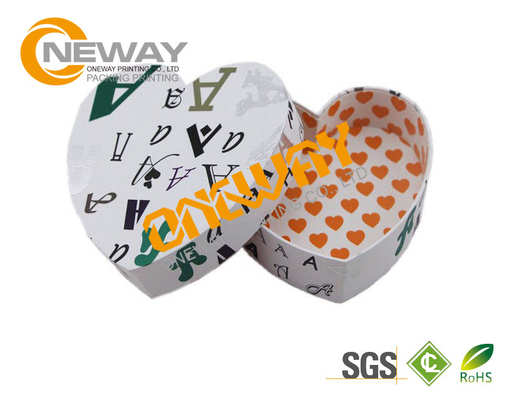 Lovely Heart Custom Printed Gift Boxes With Lids For Chocalate