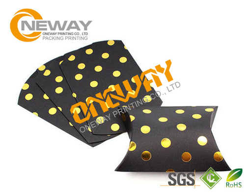 Gift Promotional Custom Printed Packaging Boxes White Kraft Paper Pillow Boxes