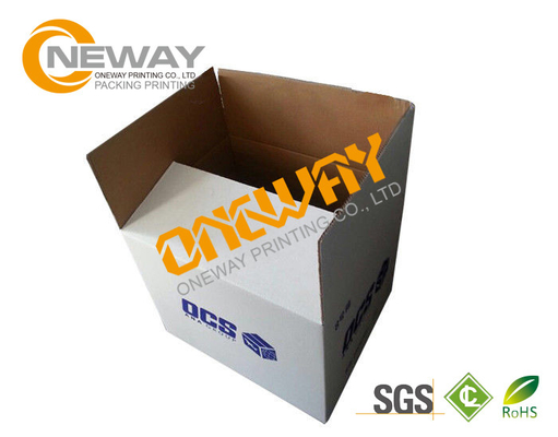 Corrugated Paper Carton Printed Packaging Boxes UVI Hot - Stamping Glossy Surface