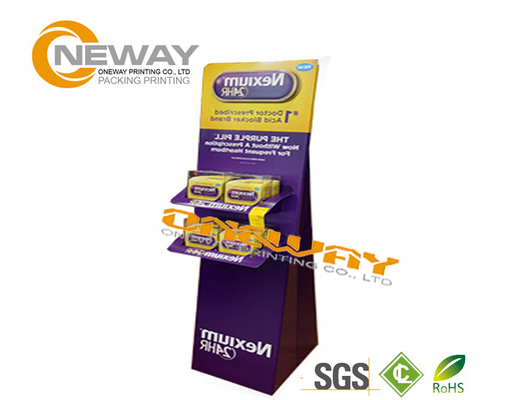 Glossy Printed Cardboard Display Stands for Promotion Trade Show