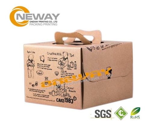 Full Color Offset Printing Christmas Cookie Custom Gift Boxes With Kraft Paper