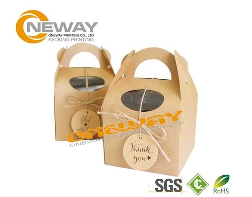 Full Color Offset Printing Christmas Cookie Custom Gift Boxes With Kraft Paper