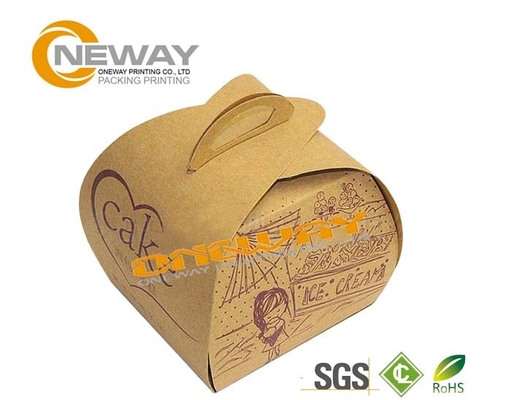 Full Color Offset Printing Christmas Cookie Custom Gift Boxes With Kraft Paper