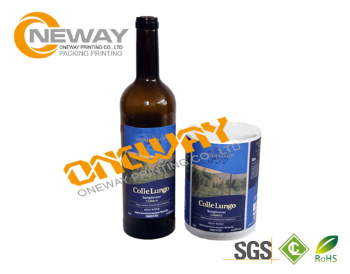 Scratch - Off Custom Printed Labels / Wine Bottle Tag Various Shape