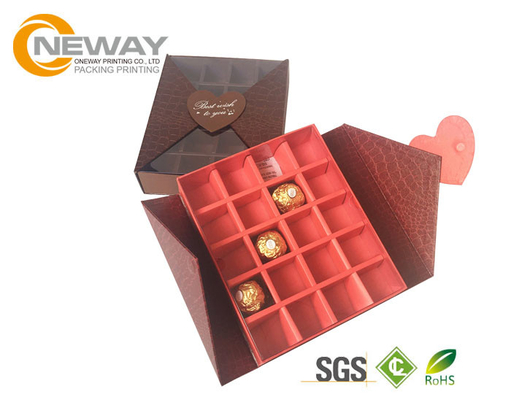 New Design Paper Food Grade Custom Gift Boxes , Cardboard Chocolate Box