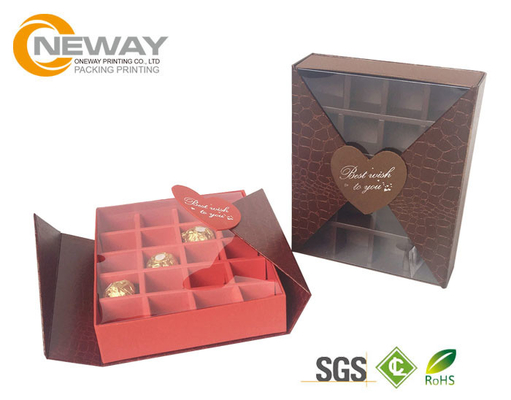 New Design Paper Food Grade Custom Gift Boxes , Cardboard Chocolate Box