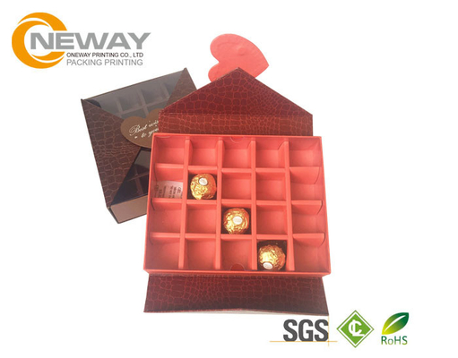 New Design Paper Food Grade Custom Gift Boxes , Cardboard Chocolate Box
