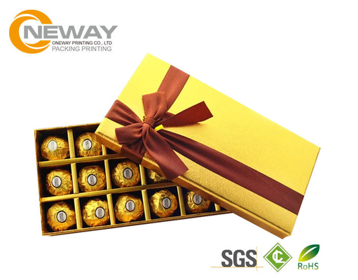 Food Grade Paper Material Custom Gift Box for Chocolate Packaging