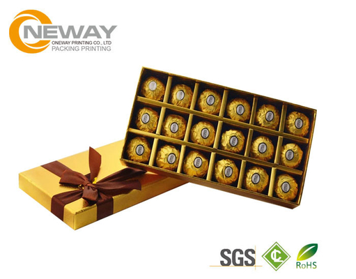 Food Grade Paper Material Custom Gift Box for Chocolate Packaging