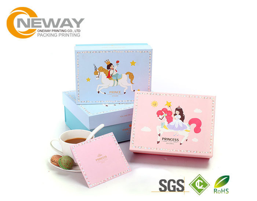 Luxury Custom Packaging Boxes , Folding Paper Box / Foldable Gift Box with Ribbon
