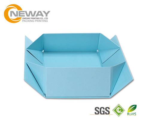 Luxury Custom Packaging Boxes , Folding Paper Box / Foldable Gift Box with Ribbon