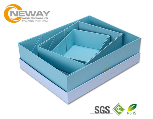 Luxury Custom Packaging Boxes , Folding Paper Box / Foldable Gift Box with Ribbon