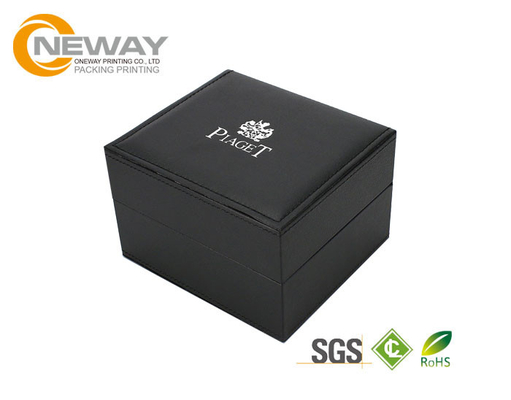 Special Design Custom Packaging Boxes ,  Black Watch Boxes with Sponge Inner tray