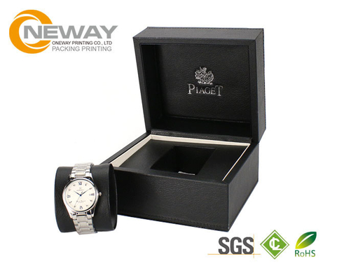 Special Design Custom Packaging Boxes ,  Black Watch Boxes with Sponge Inner tray