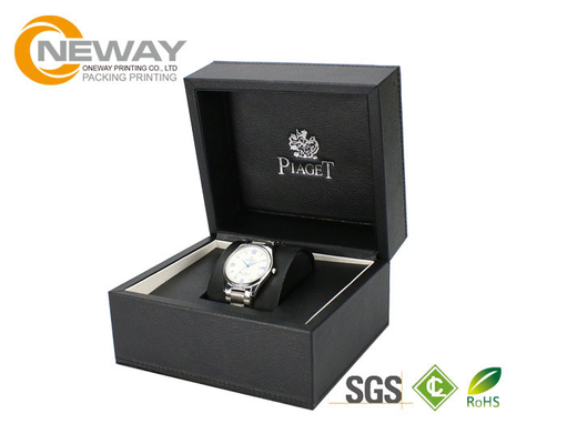 Special Design Custom Packaging Boxes ,  Black Watch Boxes with Sponge Inner tray