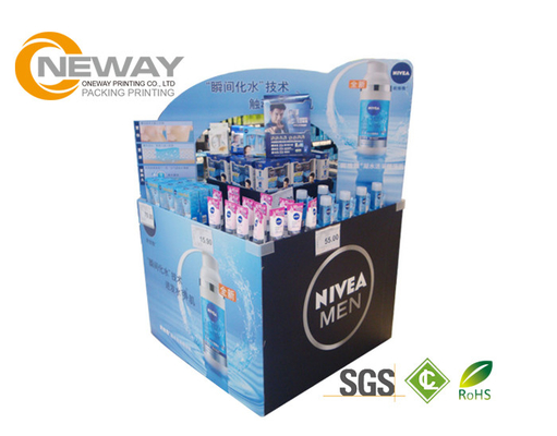 Promotion Broom Custom Cardboard Counter Displays Pantone And CMYK Color