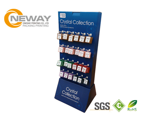 Dark Blue Pallet Cardboard Counter Display Units Gloss Or Matt Lamination