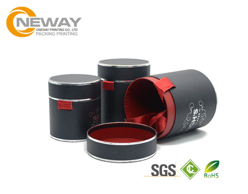 Flower Gift Box Glossy Lamination Paper Flower Box Round With Custom Special Art Paper