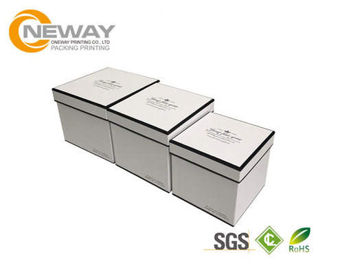 Flower Gift Box White Sponge Inside Flower Paper Box For New Year'S Gift With Tuck Top