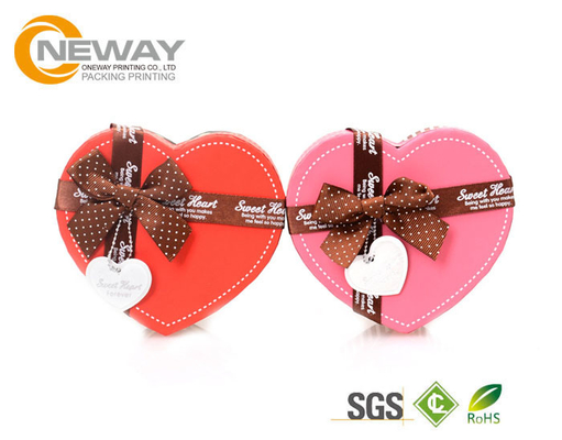 Elegant Custom Professional Flower Gift Box , Wedding Heart Shaped Box OEM