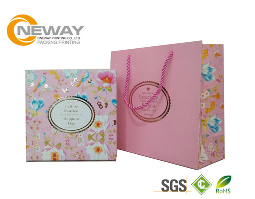 Luxury Shiny Bouquet Gift Boxes , Rose / Cube Fresh Flower Boxes For Anniversary